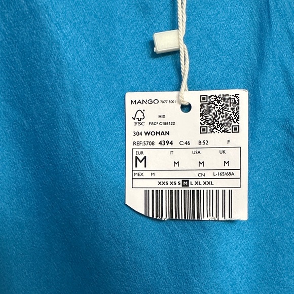 Mango Blue Women's Skirt - Picture 2 of 2